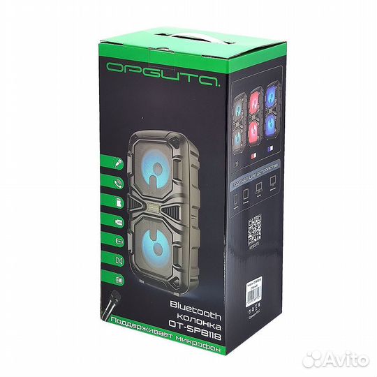 Блютуз колонка Орбита OT-SPB118С караоке