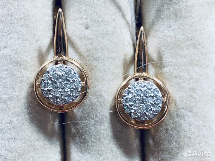 Комплект золото 585 с фианитами