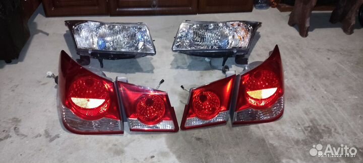 Фары chevrolet cruze комплект