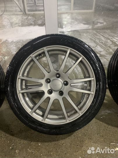 Диски r17 weds velva 5x114.3 с резиной