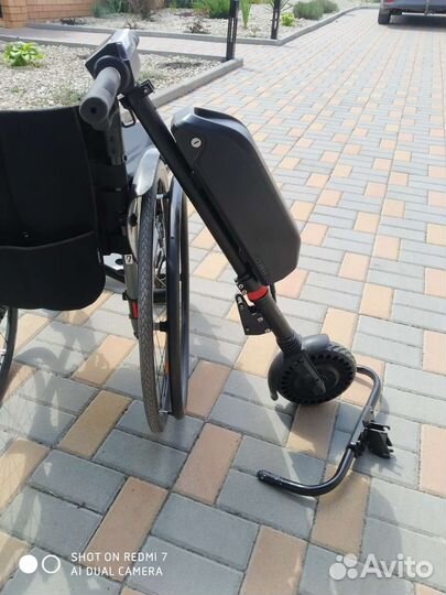 Электро приставка для инвалидной коляски