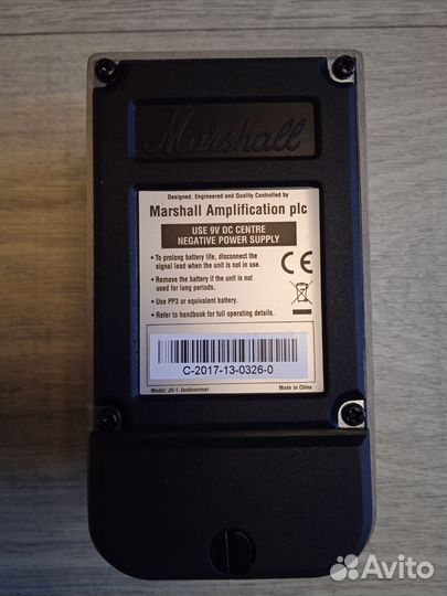 Гитарная педаль marshall JH-1 THE jackhammer
