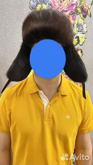 Мужская зимняя шапка ушанка