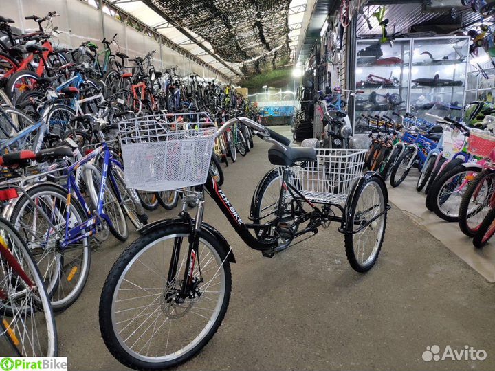 Трехколёсный велосипед взрослый