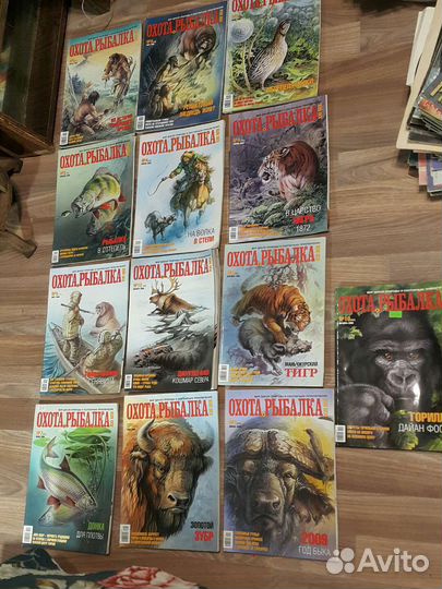 Охота и рыбалка коллекция 13 штук