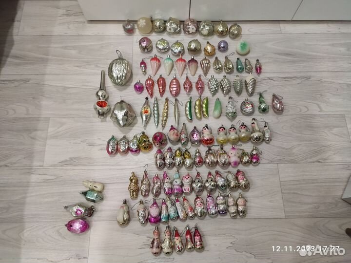 Елочные игрушки СССР