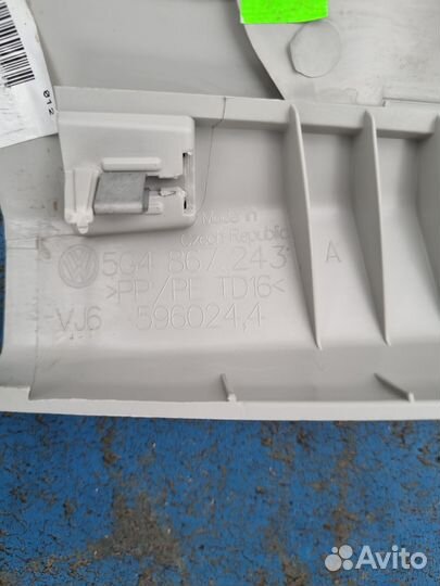 Обшивка стойки левая правая volkswagen golf 7