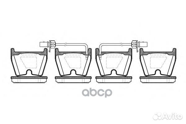 Колодки торм. передн. VW Phaeton 289602 Road house