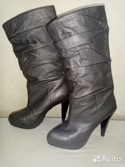 Сапоги женские натуральная кожа 35 размер