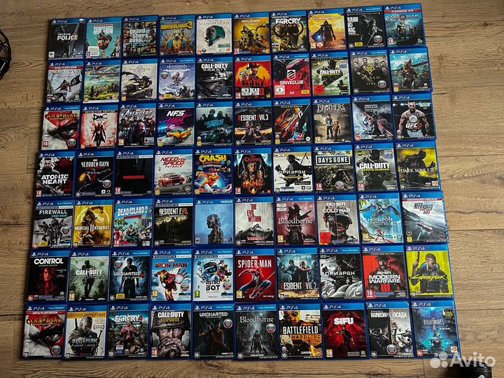 Коллекция игр для Sony Playstation 4