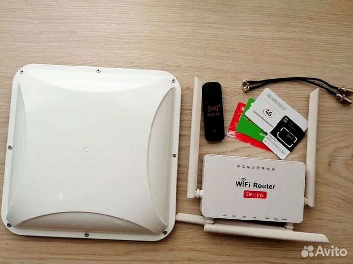 Установка 4G Комплекта Безлимитный интернет