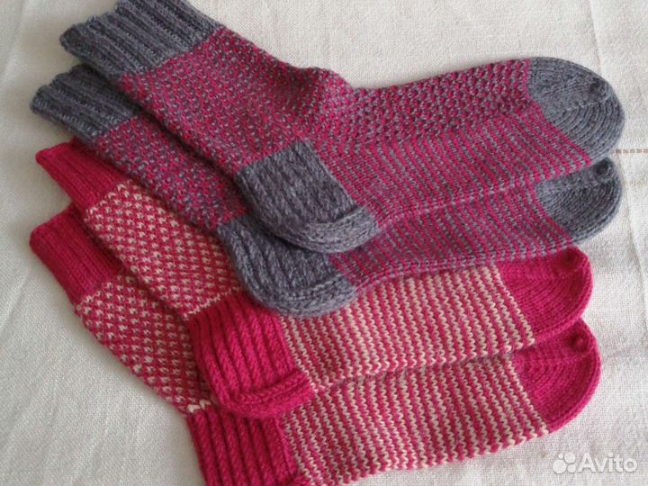 Носочки женские, вязан. методом Хеликс