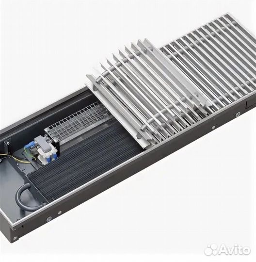 Внутрипольный конвектор с вентилятором