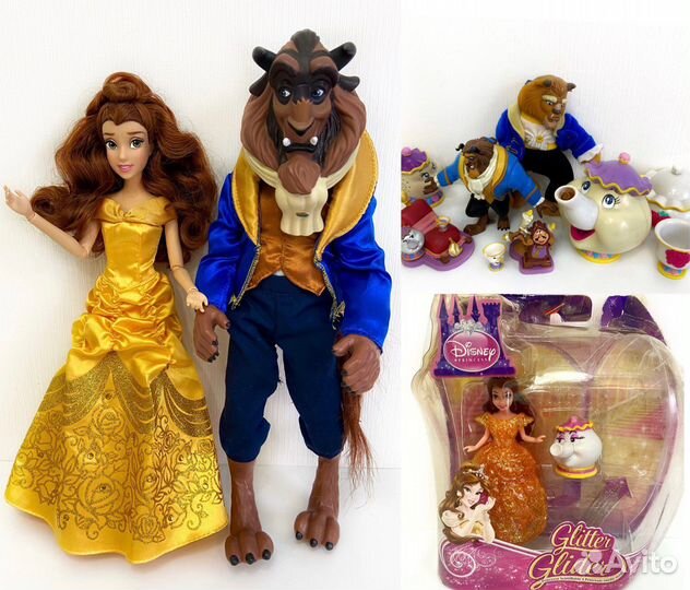 Принцессы Disney куклы Эльза новая Бель домики