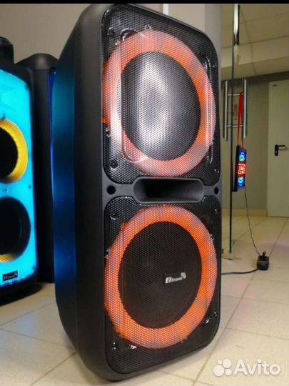 Большая блютуз колонка 800ватт Eltronic
