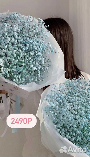 Букет из гипсофилы