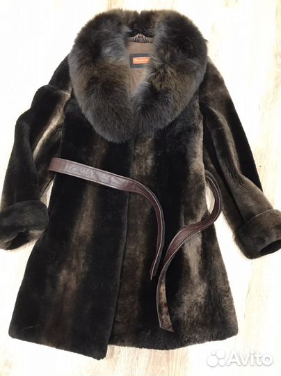 Шуба из цигейки