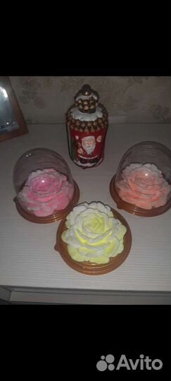 Роза в куполе.Мыло ручной работы