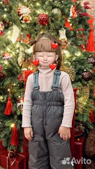 Зимний комбинезон для девочки