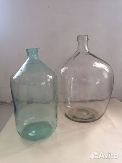 Стеклянная бутыль 20л и 50л СССР