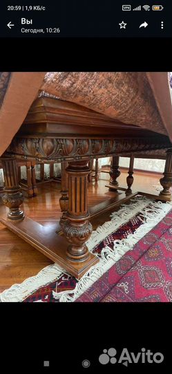 Стол со стульями бу