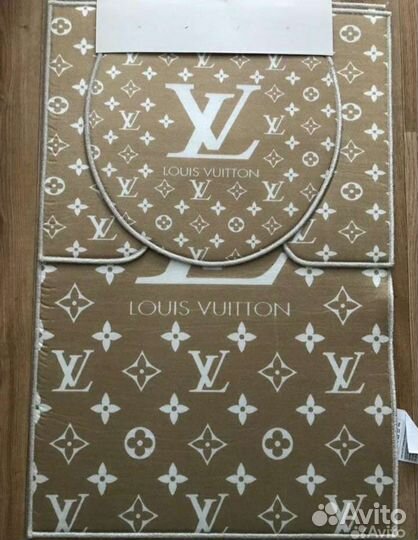 Комплект коврики для ванной и туалета 3 в 1 Турция