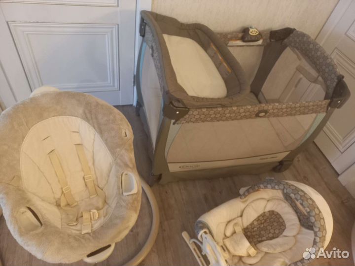 Манеж кровать graco