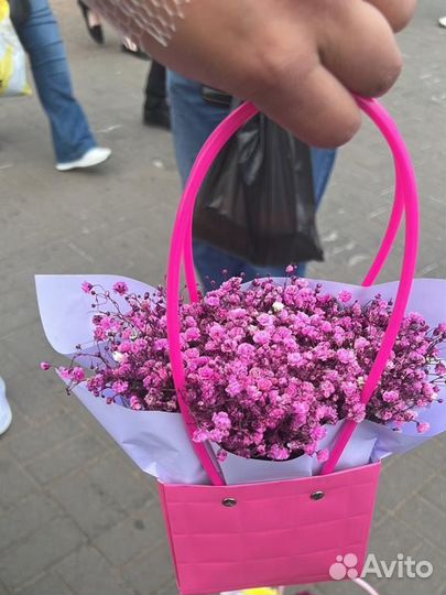 Букет из гипсофилы