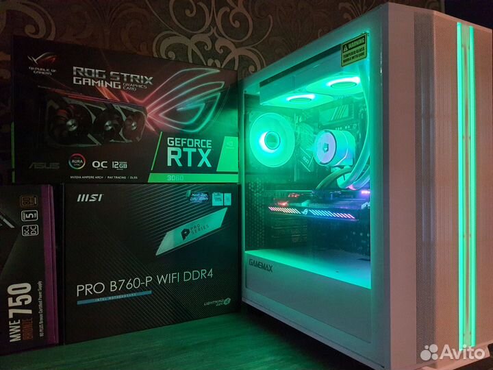 Новый Пк Core i5 13500+ROG Strix Gaming RTX 12GB