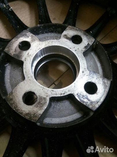 Увеличение центрального отверстия в дисках