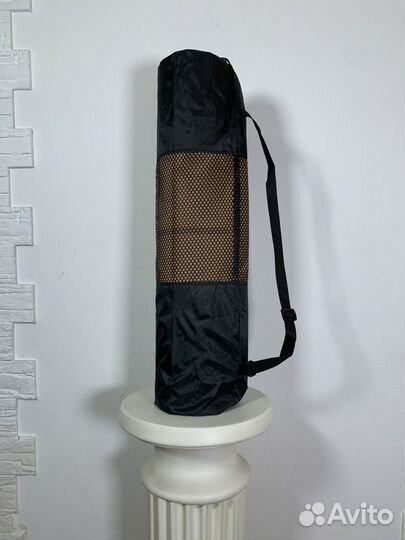 Коврик для йоги,эко натуральный пробковый с сумкой