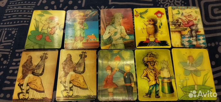 Календари переливные, открытки