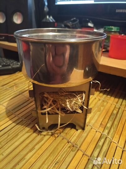 Печка щепочница