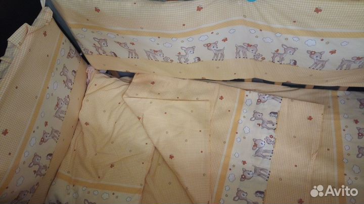 Комплект в кроватку 10 пр.+Держатель для балдахина