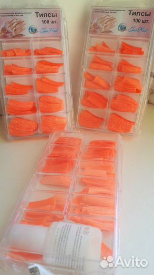 Типсы для наращивания ногтей 3 уп