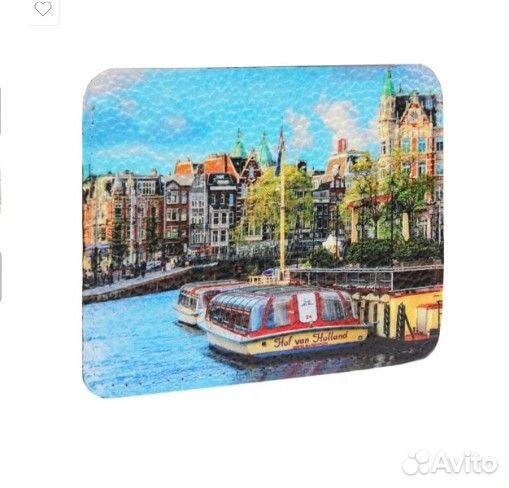 Кардхолдер с принтом Eshemoda кожа Россия