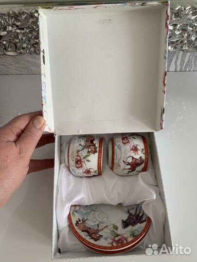 Кофейный фарфоровый набор