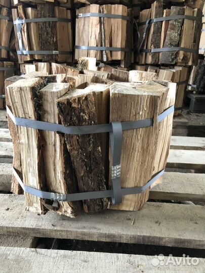 Дрова колотые вязанке