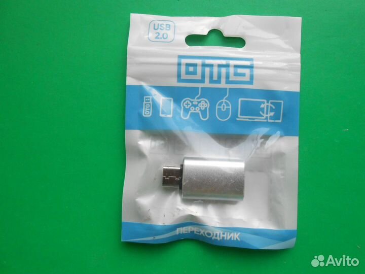Переходник USB 3.0 (гнездо) type-C (штекер) металл