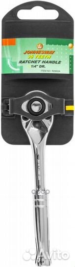 Трещотка 1/4 inch DR, 36 зубцов, 125 мм R2902A