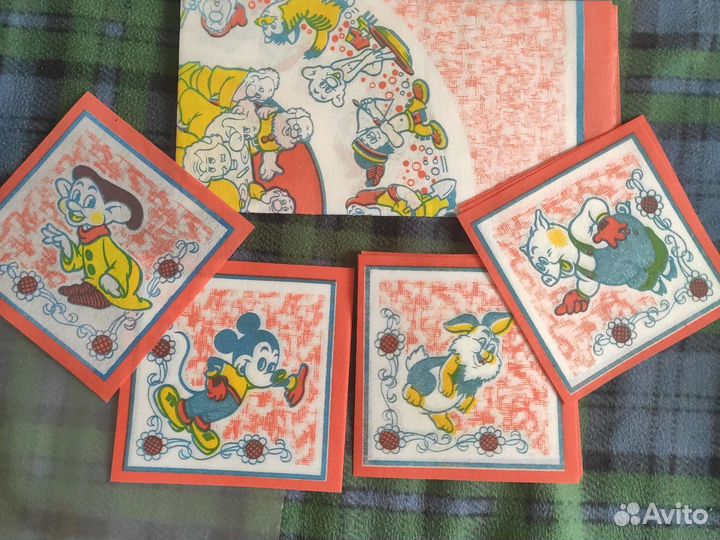 Салфетки и скатерть СССР