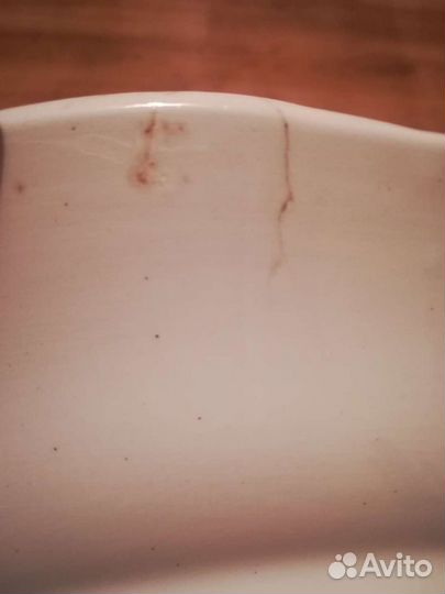 Тарелка большая цветы ЗиК конаково 35см