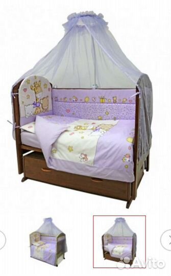 Бортики в детскую кроватку новые