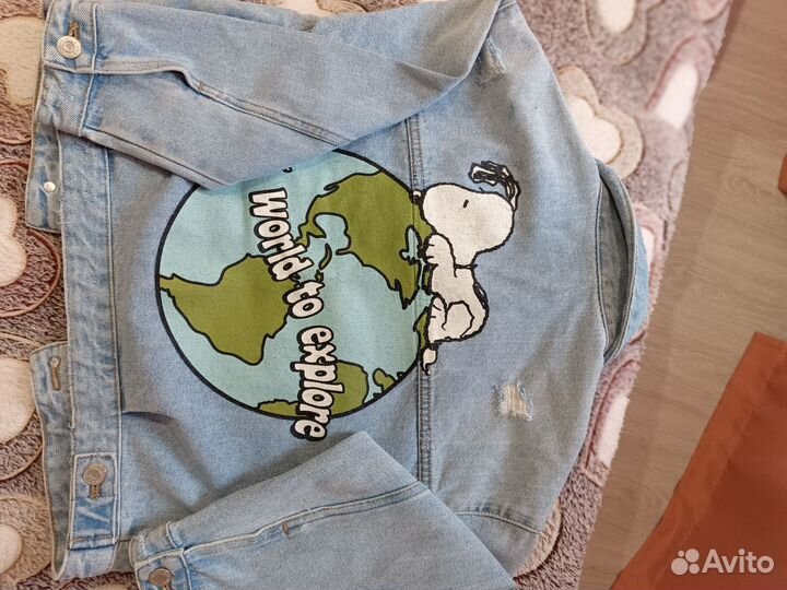 Джинсовая куртка zara для девочки