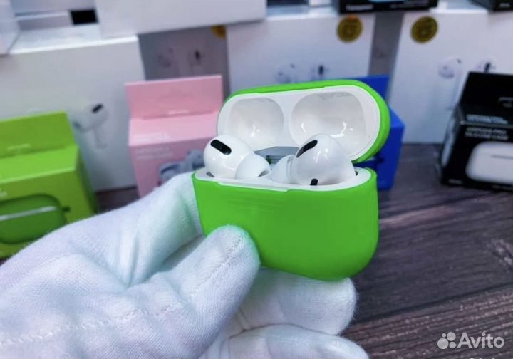 Airpods pro лучшее качество (чехол в подарок)
