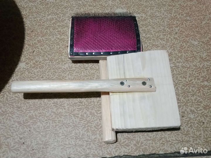 Кардерные чёски для расчёсывания шерсти и пуха