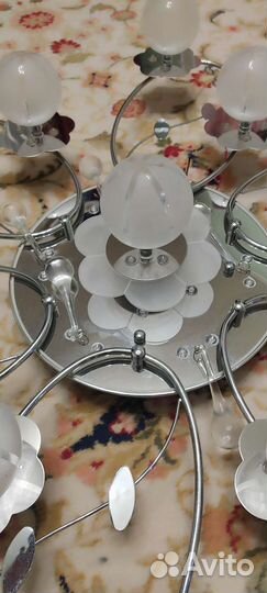 Люстра потолочная светодиодная с пультом G4