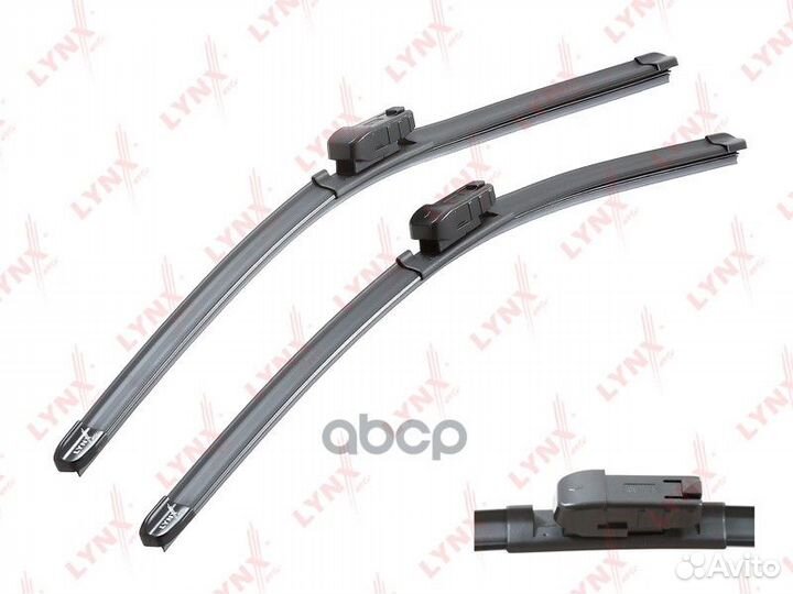 LB-1245) Комплект бескаркасных щеток стеклоочи