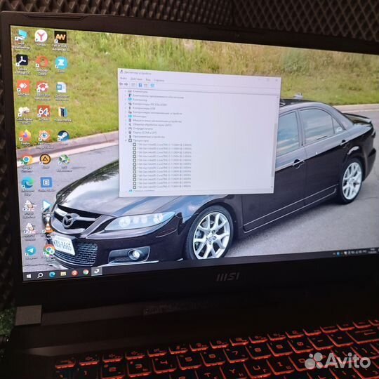 Игровой ноутбук msi 17.3 144GHz