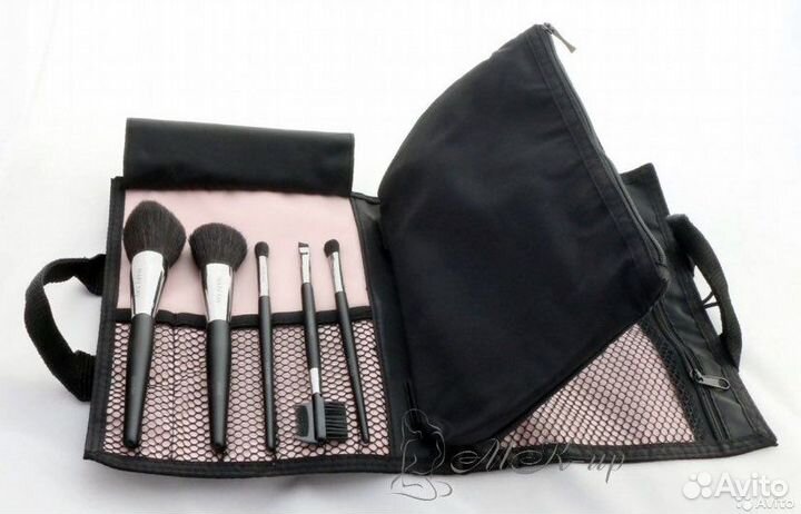 Набор кистей с косметичкой (натур.ворс)